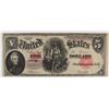 Image 1 : 1907 $5 US NOTE (WOOD CHOPPER)
