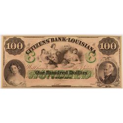 18- $100 CITIZENS BANK OF LOUISANA
