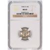 Image 1 : 1944-D MERCURY DIME, NGC MS-65