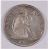 Image 1 : 1873-CC SEATED HALF DOLLAR NO ARROWS AU