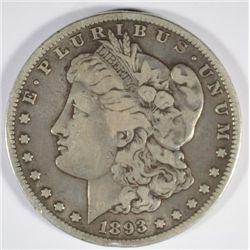 1893-S MORGAN DOLLAR F-VF " KEY DATE" ORIGINAL