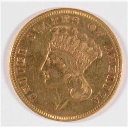 1855 $3 GOLD XF