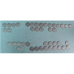 42 Dif Date Unc Kennedy 1/2 Dollar Starter Set '71-2001