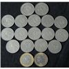 Image 2 : Mixed Lot 18 Mexican Coins $50, $20 1981-2000