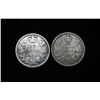 Image 1 : 2 Canada 10 Cent Silver Coins - 1899 + 1907