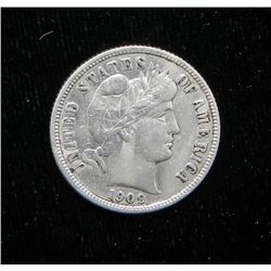 1909-D Barber Dime Uncirculated