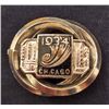 Image 1 : 1934 CHICAGO WORLD'S FAIR ENAMELED BROOCH PIN