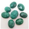 Image 2 : LOT OF 104.7 CTS. OF NATURAL GREEN EMERALDS