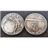 Image 1 : ZEPPELIN FLIGHT 1492-1924 COMMEMORATIVE COIN