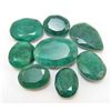 Image 1 : LOT OF 114.3 CTS. OF NATURAL GREEN EMERALDS