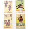 Image 1 : LOT OF 4 BLACK AMERICANA POSTCARDS