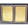 Image 1 : SOUTH AFRICAN LION 1 TROY OZ. .999 GOLD CLAD INGOT BAR