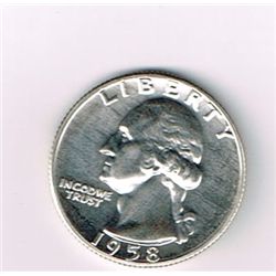 1958 Proof Washington Quarter