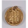 Image 2 : ORNATE LOVE TOKEN ON A TYPE 1 $1 GOLD