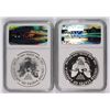 Image 2 : 2 PIECE SET 2013-W AMERICAN SILVER EAGLE NGC PF-70, & SP-70