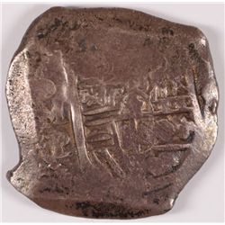 1600'S SPANISH COLONIAL 8 REAL COB HEAVY PLANCHET