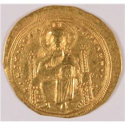 BYZANTINE GOLD ROMANUS III 1028 - 1034 AD HISTAMENON NOMISMA AU/UNC
