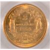 Image 3 : 1854 $3 GOLD RARELY SEEN EARLY DATE PCGS MS-64