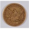 Image 2 : 1854 $5 GOLD LIBERTY VF