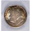 Image 2 : 1954-S ROOSEVELT DIME, PCGS MS-66+  FANTASTIC RAINBOW COLORS!  LOOK!