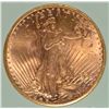 Image 2 : 1909-S $20.00 St. GAUDENS GOLD, NTC MS-66 RARE!!