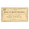Image 1 : 1861 TEN CENT STATE OF NORTH CAROLINA
