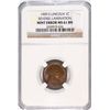 Image 1 : 1909-S LINCOLN CENT NGC MS-61 BN (MINT ERROR- REV LAMINATION)