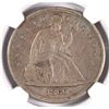 Image 2 : 1860-O SEATED DOLLAR NGC XF DETAILS