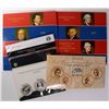 Image 1 : MISC. U.S. MINT PRODUCTS: 2007 & 08  P & D PRES. DOLLARS, 07 FIRST SPOUSE SET