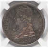 Image 2 : 1837 REEDED EDGE HALF DOLLAR, NGC AU-53  NICE COLOR!