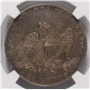 Image 3 : 1837 REEDED EDGE HALF DOLLAR, NGC AU-53  NICE COLOR!