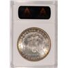 Image 4 : 1882 MORGAN SILVER DOLLAR, ANACS MS-65 GEM  WITH COLOR!