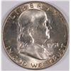 Image 1 : 1951-D FRANKLIN HALF DOLLAR, MS-65  WHITE!