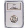 Image 1 : 1938 WASHINGTON QUARTER NGC MS65 MOSTLY WHITE