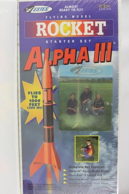 Estes Model Rocket Starter Set Alpha III