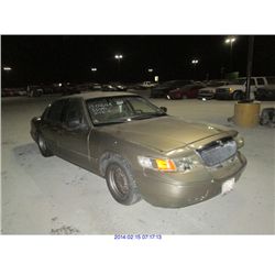 1999 - MERCURY GRAND MARQUIS// REBUILT SALVAGE