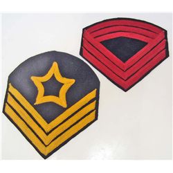 LOT OF 2 US CIVIL WAR ARMY UNION SLEEVE CHEVRONS