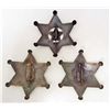 Image 2 : LOT OF 3   OLD WEST STYLE LAW BADGES