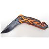 Image 1 : TAC-FORCE ORANGE FLAME POCKET KNIFE