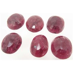 LOT OF 72.8 CTS OF RED RUBIES