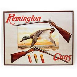 REMINGTON GUNS METAL SIGN