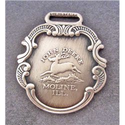 JOHN DEERE ADVERTISING WATCH FOB