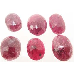 LOT OF 68.9 CTS OF RED RUBIES