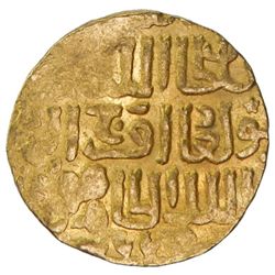 BURJI MAMLUK: Faraj, 1399-1405 & 4016-1412, AV dinar (8.01g), al-Qahira, AH8xx