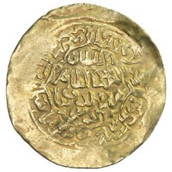 RASULID: al-Zahir Yahya, 1428-1439, AV dinar (4.05g), Zabid, AH834