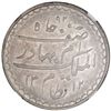 Image 1 : HYDERABAD: Mir Mahbub Ali Khan, 1869-1911, AR rupee, Farkhanda Bunyad, AH1312 year 28