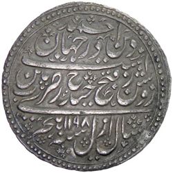 MYSORE: Tipu Sultan, 1782-1799, AR double rupee (haidari) (22.13g), Patan, AH1198 year one