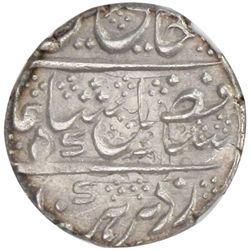 MYSORE: Krishna Raja Wodeyar, 1810-1868, AR rupee, Mysore, year 74 (sic)