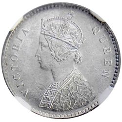 BRITISH INDIA: Victoria, Queen, 1837-1876, AR 2 annas, 1862(c)