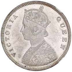 BRITISH INDIA: Victoria, Queen, 1837-1876, AR 1/2 rupee, 1862(c)